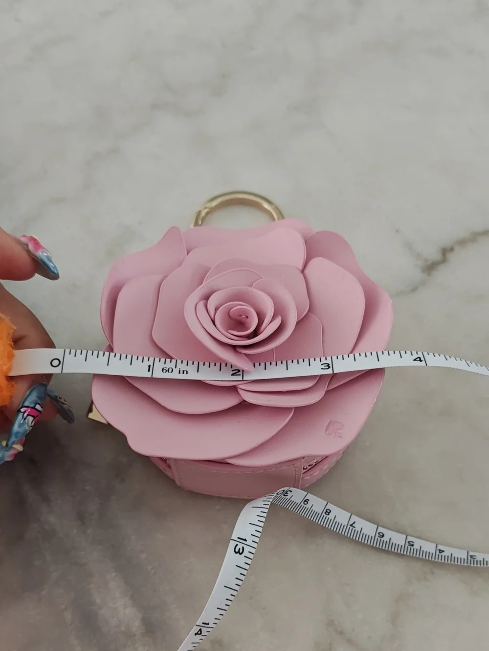 Kate Spade Rose Bag Charm/Coin Purse - Lightly Used